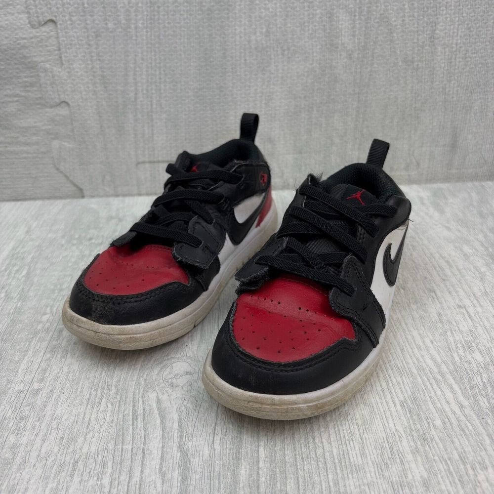 Jordan 1 Low Alt White Black Varsity Red‎ Youth Toddler 10c Baby DR9747-161